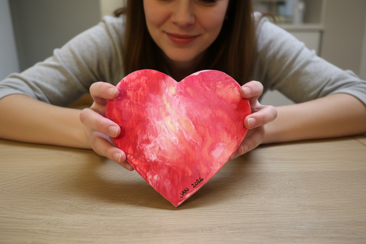 DIY srček za valentinovo .